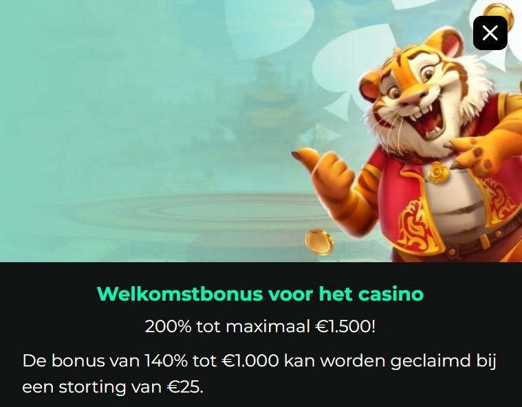 Welkom Bonus
